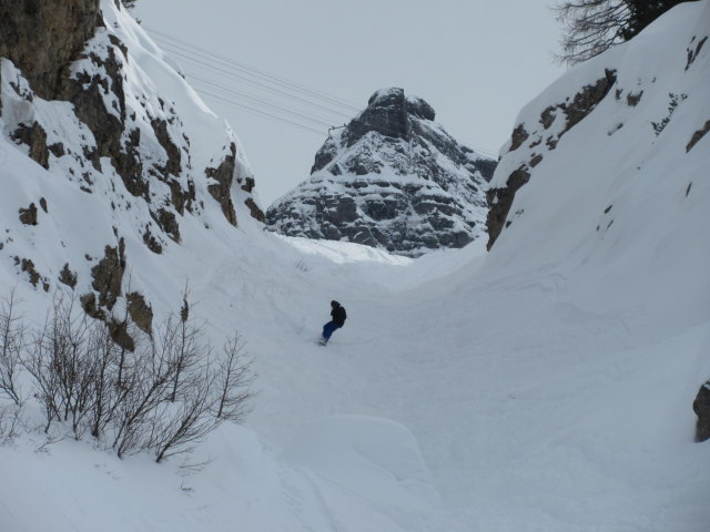Markus neben der Piste 'Sourasass' (18. M&auml;rz)