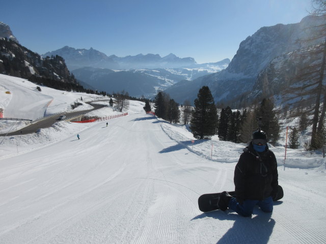Markus auf der Piste 'Gardena' (19. M&auml;rz)