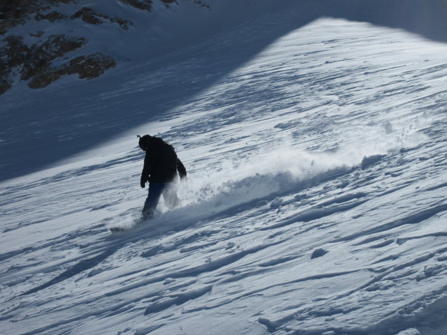 Markus neben der Piste 'Bellunese' (19. M&auml;rz)