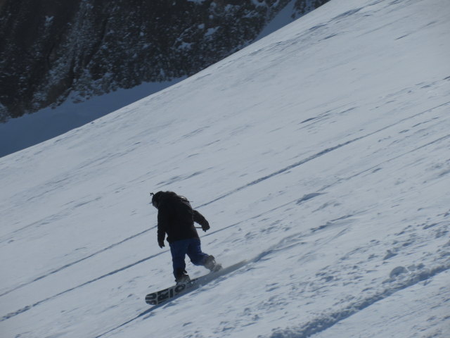 Markus neben der Piste 'Bellunese' (19. M&auml;rz)