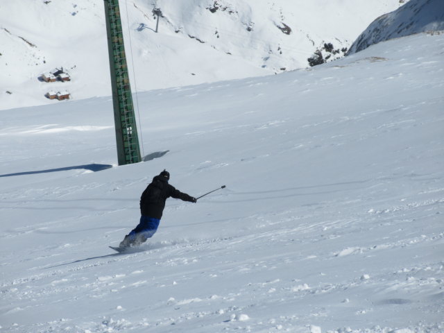 Markus neben der Piste 'Bellunese' (19. M&auml;rz)