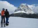 Ich und Markus am Col di Dof, 1.917 m (16. M&auml;rz)