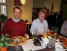 Ich und Werner in der Pizzeria Dolce Vita