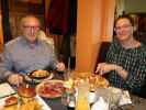 Karl und Iris in der Pizzeria Dolce Vita