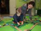 Nils und Sabine in der Spielecke Woody