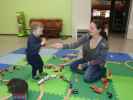 Nils und Sabine in der Spielecke Woody