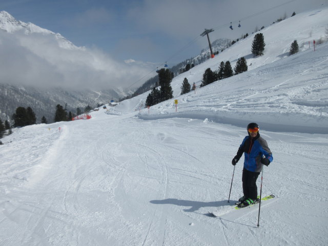 Stefan auf der Carving-Abfahrt