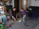Sabine und Nils in unserer Wohnung