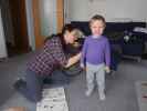Sabine und Nils in unserer Wohnung