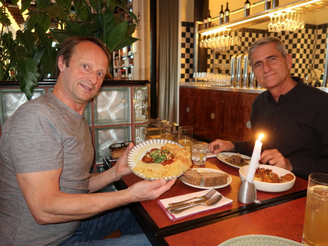 J&ouml;rg und Friedrich im Restaurant Boca