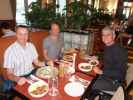 Ich, J&ouml;rg und Friedrich im Restaurant Boca