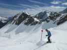 Stefan auf der Skiroute 'Wilde Grube'