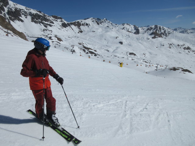 Stefan auf der Piste 62a (17. Apr.)