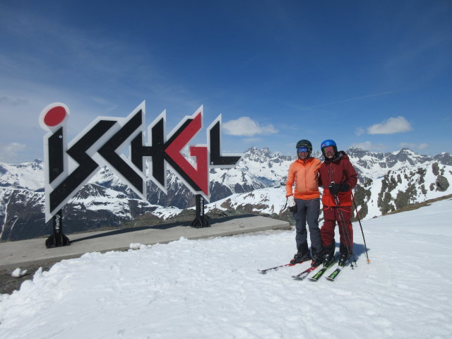 Ich und Stefan am Viderjoch (17. Apr.)