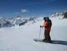 Ich und Stefan auf der Piste 76 (17. Apr.)