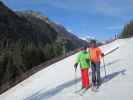 Heinz und ich auf der Piste 1 (17. Apr.)