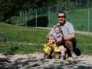 Nils und ich am Spielplatz Oberrohrbach