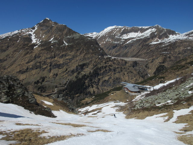 Frank zwischen Knappenb&auml;udlsee und Mittelstation der Goldbergbahn