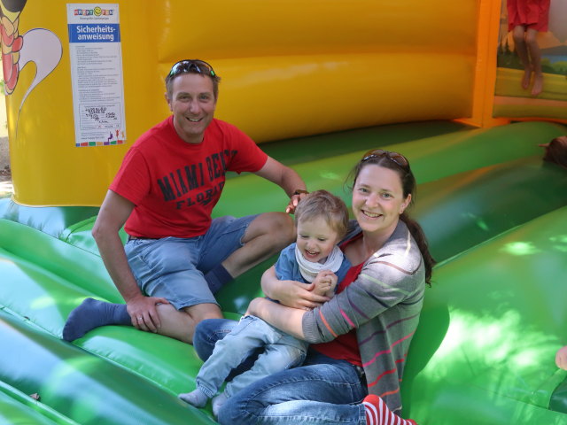Ich, Nils und Sabine in der Feuerwache S&uuml;&szlig;enbrunn