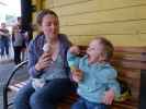 Sabine und Nils im Eissalon Lucky Ice in Pitten