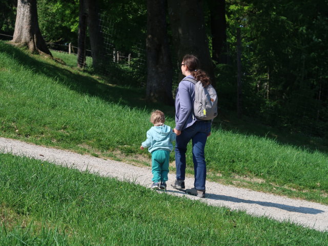 Nils und Sabine im Wildpark Hochrie&szlig; (9. Mai)