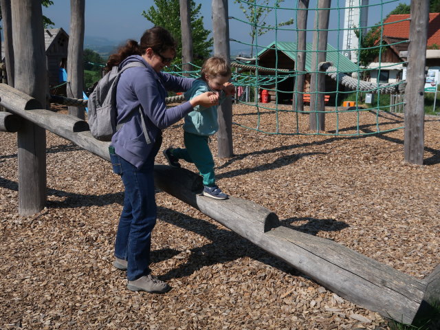 Sabine und Nils im Wildpark Hochrie&szlig; (9. Mai)