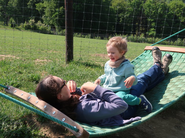 Sabine und Nils im Wildpark Hochrie&szlig; (9. Mai)