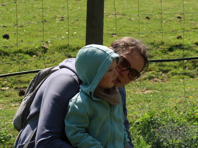 Nils und Sabine im Wildpark Hochrie&szlig; (9. Mai)