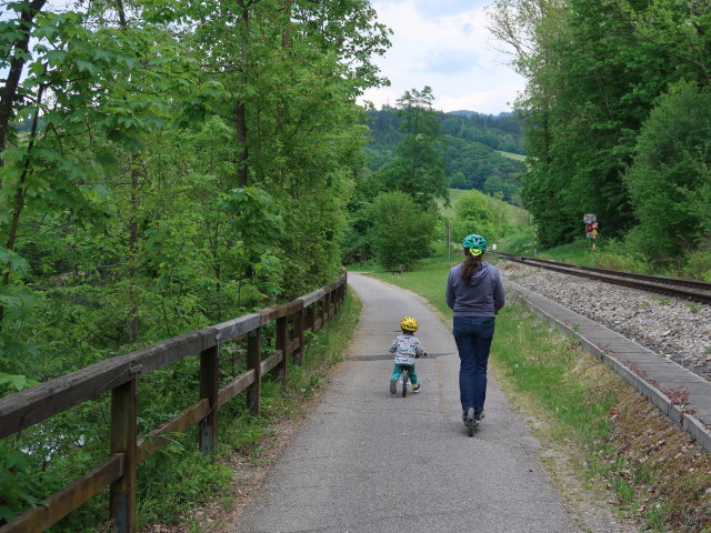 Nils und Sabine zwischen S&ouml;lling und Saffen (9. Mai)