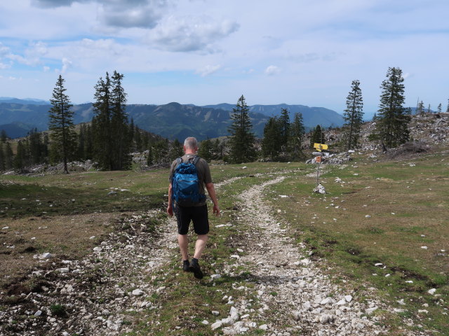Frank zwischen Bernlehnerh&uuml;tte und Schwarzalm