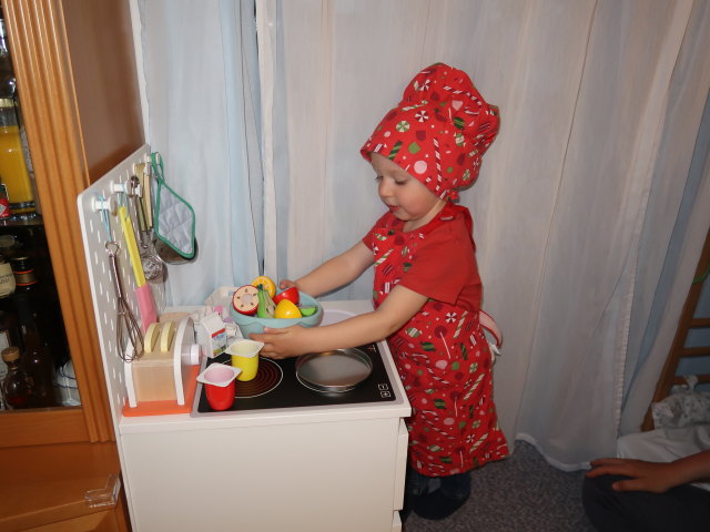 Nils in unserer Wohnung
