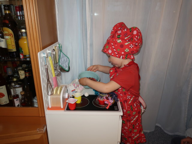 Nils in unserer Wohnung