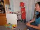 Nils und Sabine in unserer Wohnung