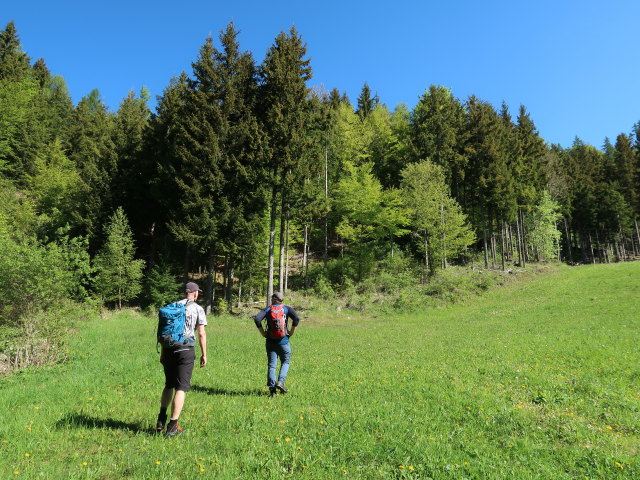 Frank und Thomas zwischen Deutschmann und Sabodinalm