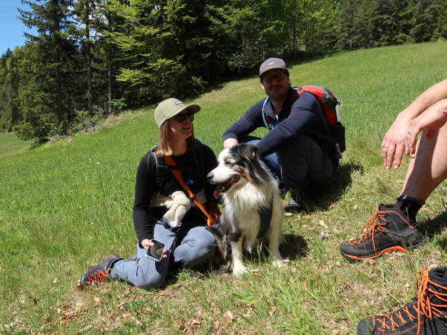 Birgit, Thomas und Frank am Preverniksattel