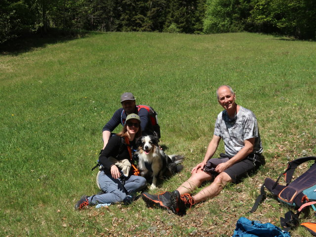 Thomas, Birgit und Frank am Preverniksattel