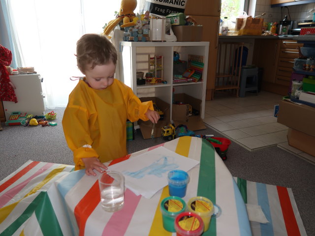 Nils in unserer Wohnung
