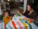 Nils und Sabine in unserer Wohnung