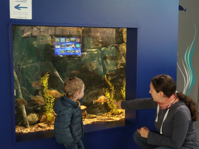 Nils und Sabine im Maretarium in Kotka (22. Mai)