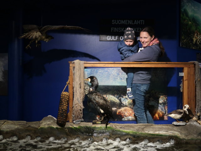 Nils und Sabine im Maretarium in Kotka (22. Mai)