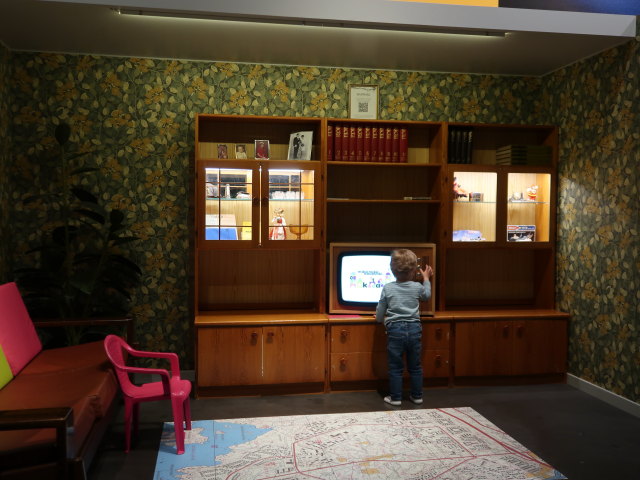Nils in der Mik&auml;-Mik&auml;-Kaupunki im Kymenlaakson Museo in Kotka (22. Mai)