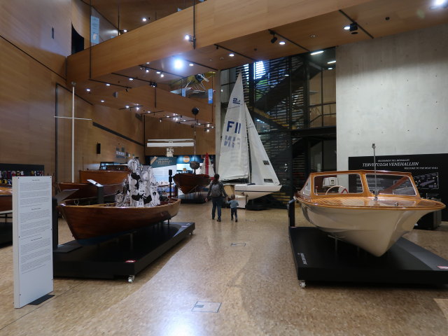 Sabine und Nils im Suomen Merimuseo in Kotka (22. Mai)