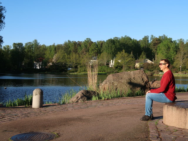 Ich im Sapokan Vesipuisto in Kotka (23. Mai)