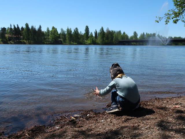 Nils im Rantapuisto in Kouvola (23. Mai)