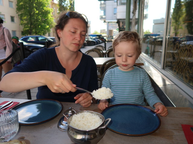 Sabine und Nils im Ravintola Nimto in Kouvola (23. Mai)