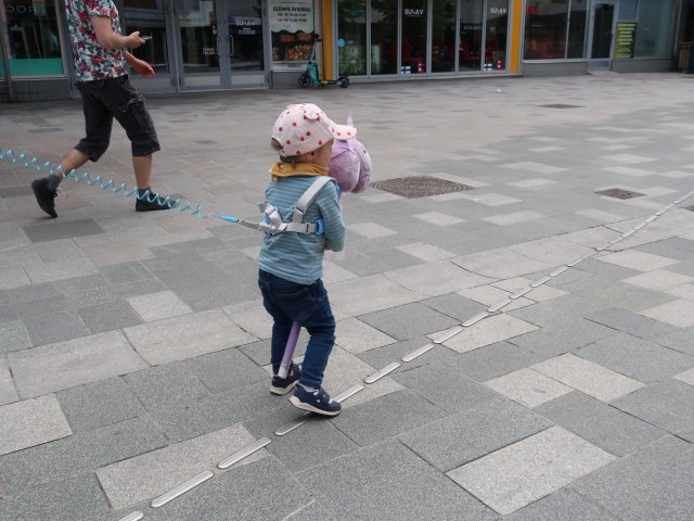 Nils in der Kauppalankatu in Kouvola (23. Mai)