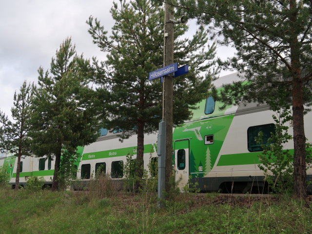 IC 63 im Hillosensalmen Rautatieasema (24. Mai)