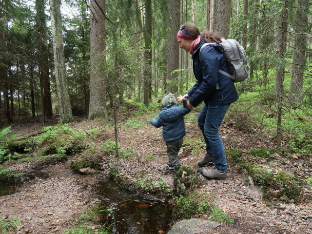 Nils und Sabine am Ketunlenkki im Repoveden Kansallispuisto (24. Mai)