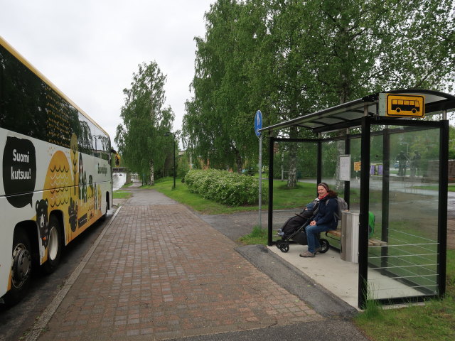 Nils und Sabine in der Kuusj&auml;rventie in Outokumpu (26. Mai)