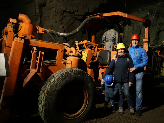 Nils, Sabine und ich in der Vanha Kaivos in Outokumpu (26. Mai)